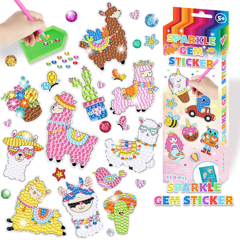 Diamant-DIY-Aufkleber | Ein schönes kreatives Bastelstück für Kinder - Fördert kreatives Spiel und Fantasie