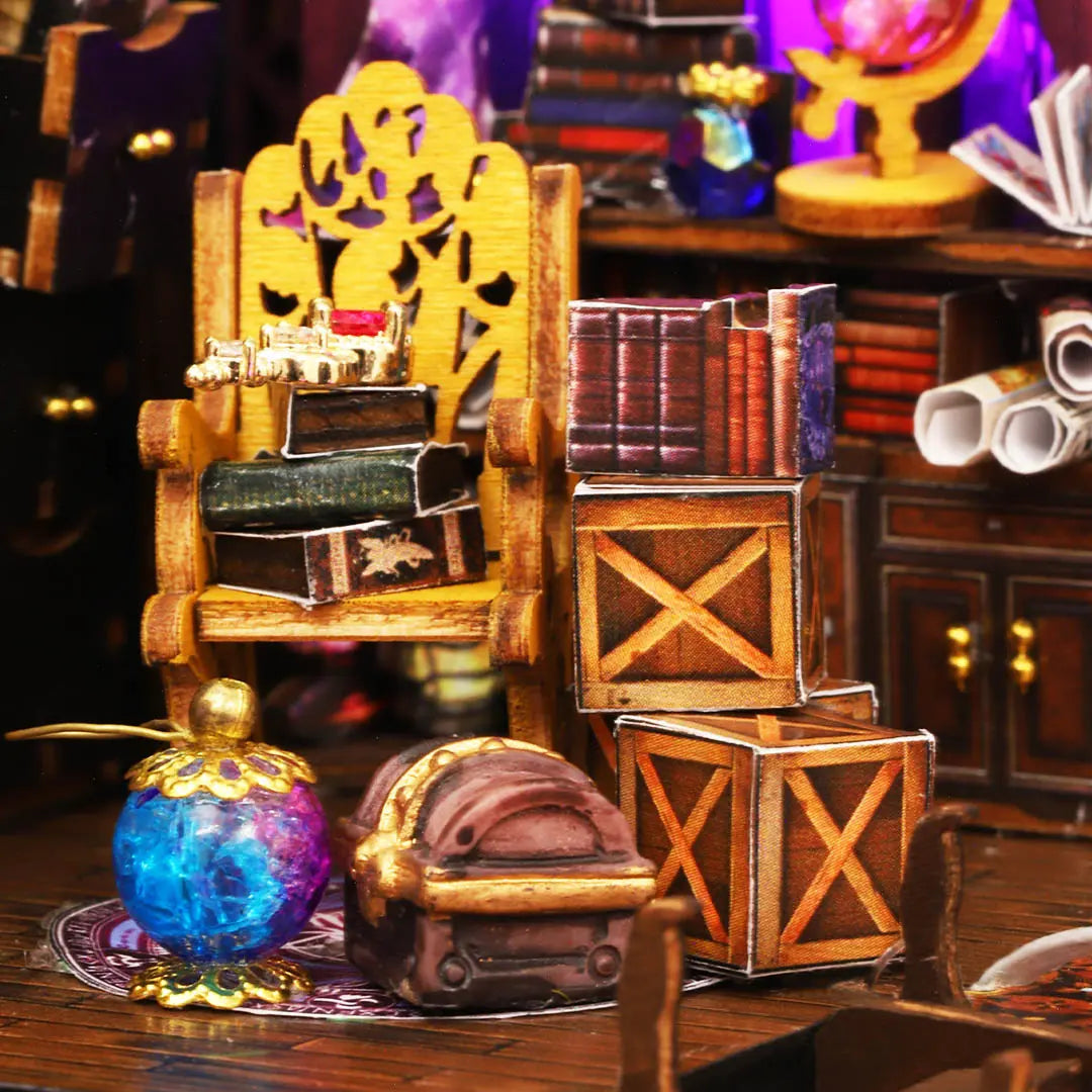 Strange Castle DIY Miniature House Kit Fifijoy
