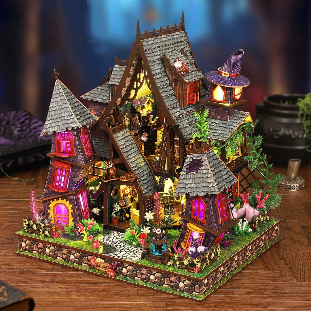 Strange Castle DIY Miniature House Kit Fifijoy