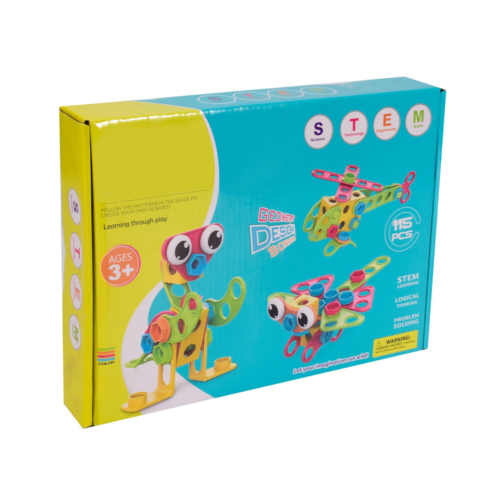 STEM Bauset mit Bohrer für Kinder | Constructo Bausteine