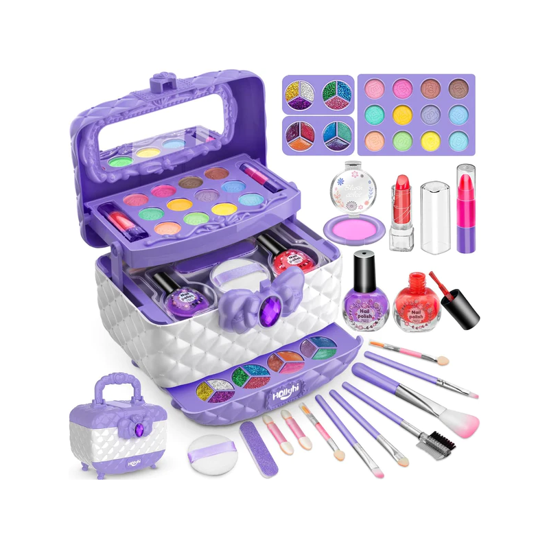 Magisches Beauty-Set | Großer Spaß für Kinder – Waschbares Make-up-Set