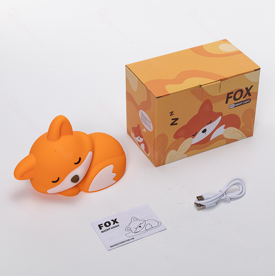 FoxGlow Fuchs-Nachtlicht für Kinder | USB-C, dimmbar | SpielTopia