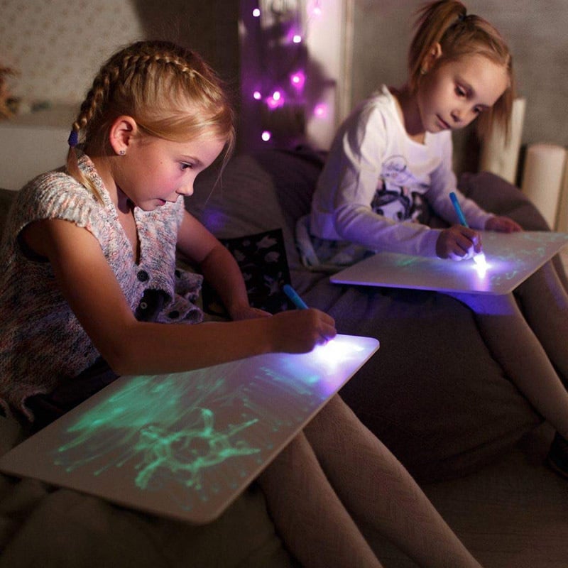 LumoTek | Magisches LED-Zeichenpad für Kinder – kreatives pädagogisches Spielzeug