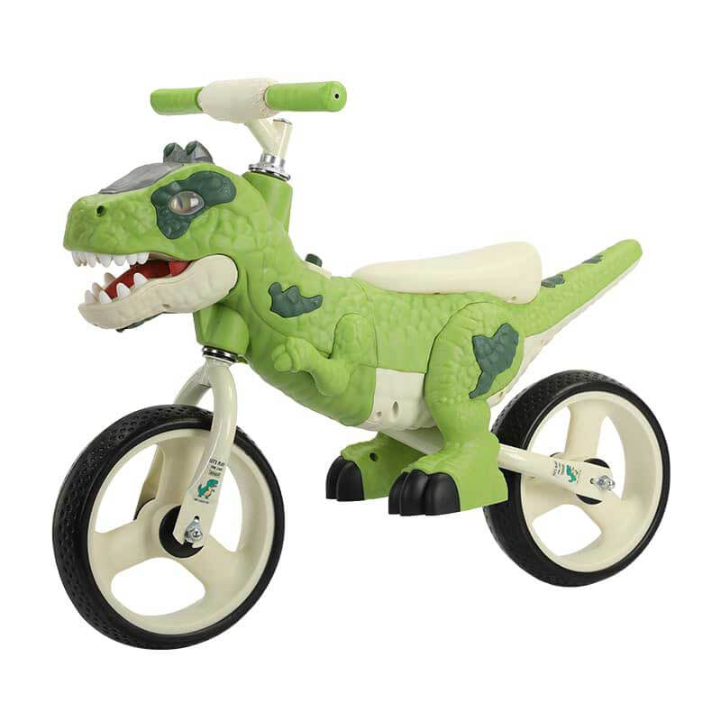 Dino-Laufrad für Kleinkinder – Robustes T-Rex-Fahrrad mit verstellbarem Lenker