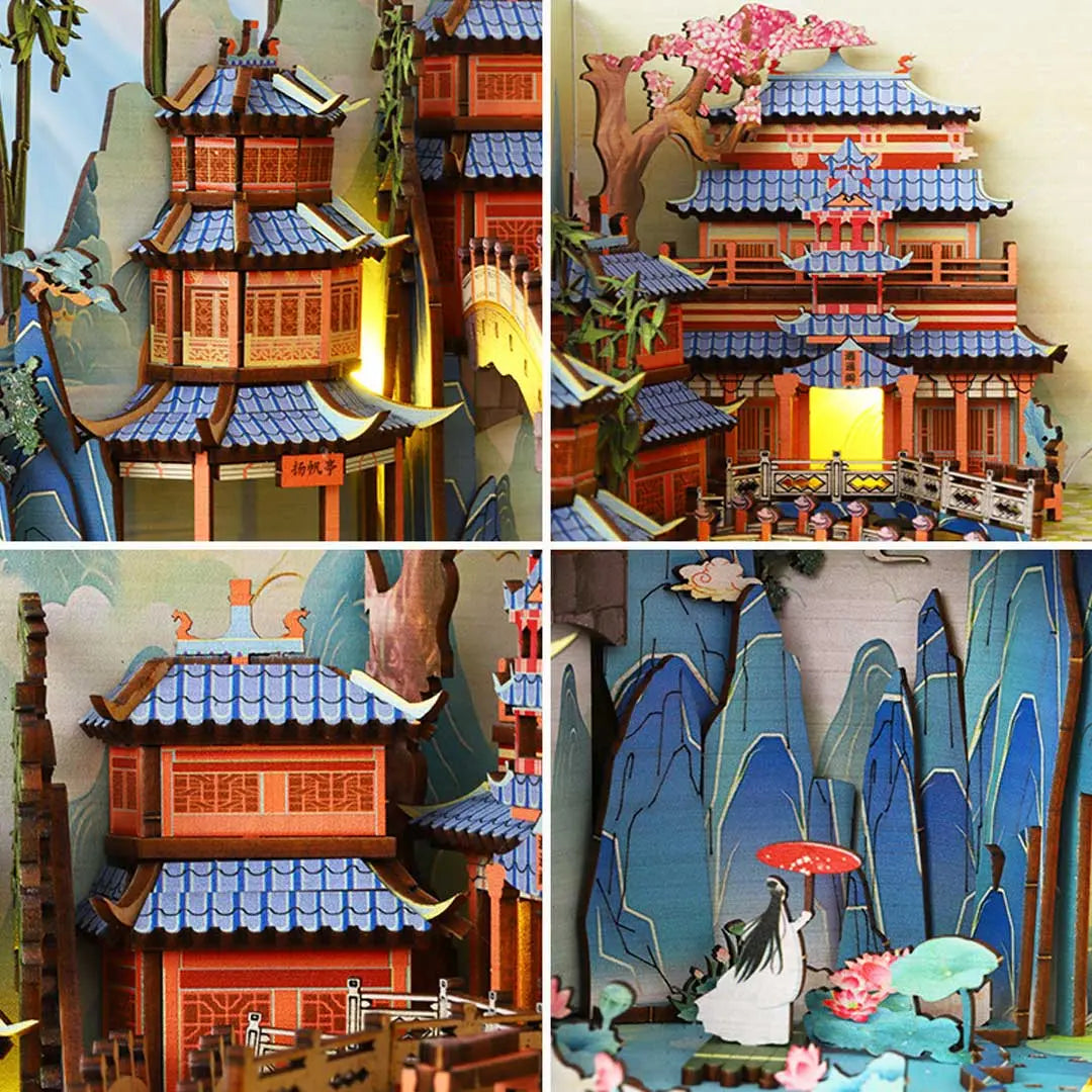 Penglai Wonderland DIY Book Nook Kit Fifijoy