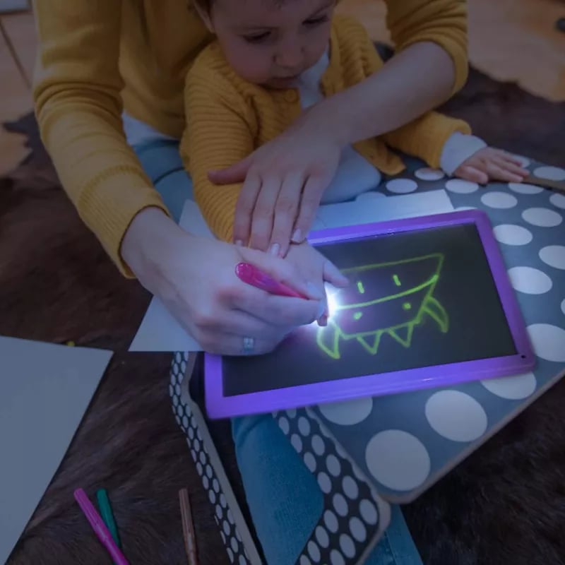 LumoTek | Magisches LED-Zeichenpad für Kinder – kreatives pädagogisches Spielzeug