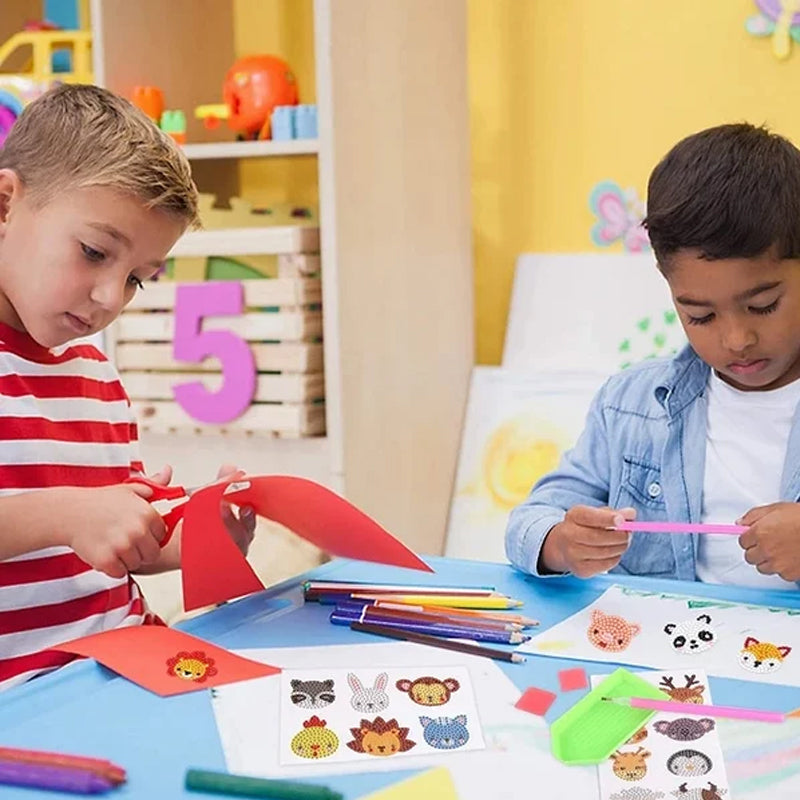 Diamant-DIY-Aufkleber | Ein schönes kreatives Bastelstück für Kinder - Fördert kreatives Spiel und Fantasie