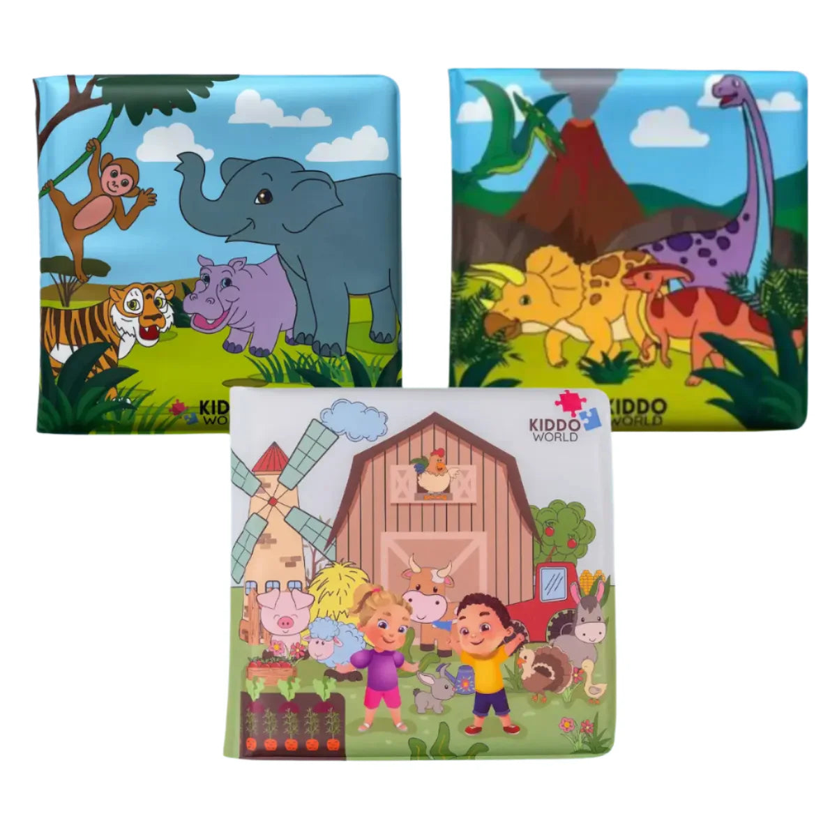 AquaBook wasserfestes Badbuch | Malen mit Wasser | SpielTopia