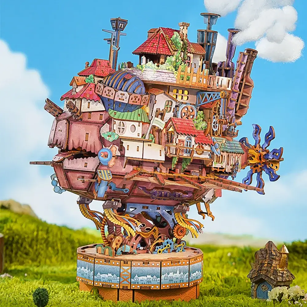 Roaming Fortress 3D Wooden Puzzle Ugeargeek