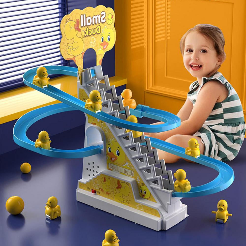 Kletter-Enten Spielzeug mit Musik | Elektrische Entenbahn für Kinder