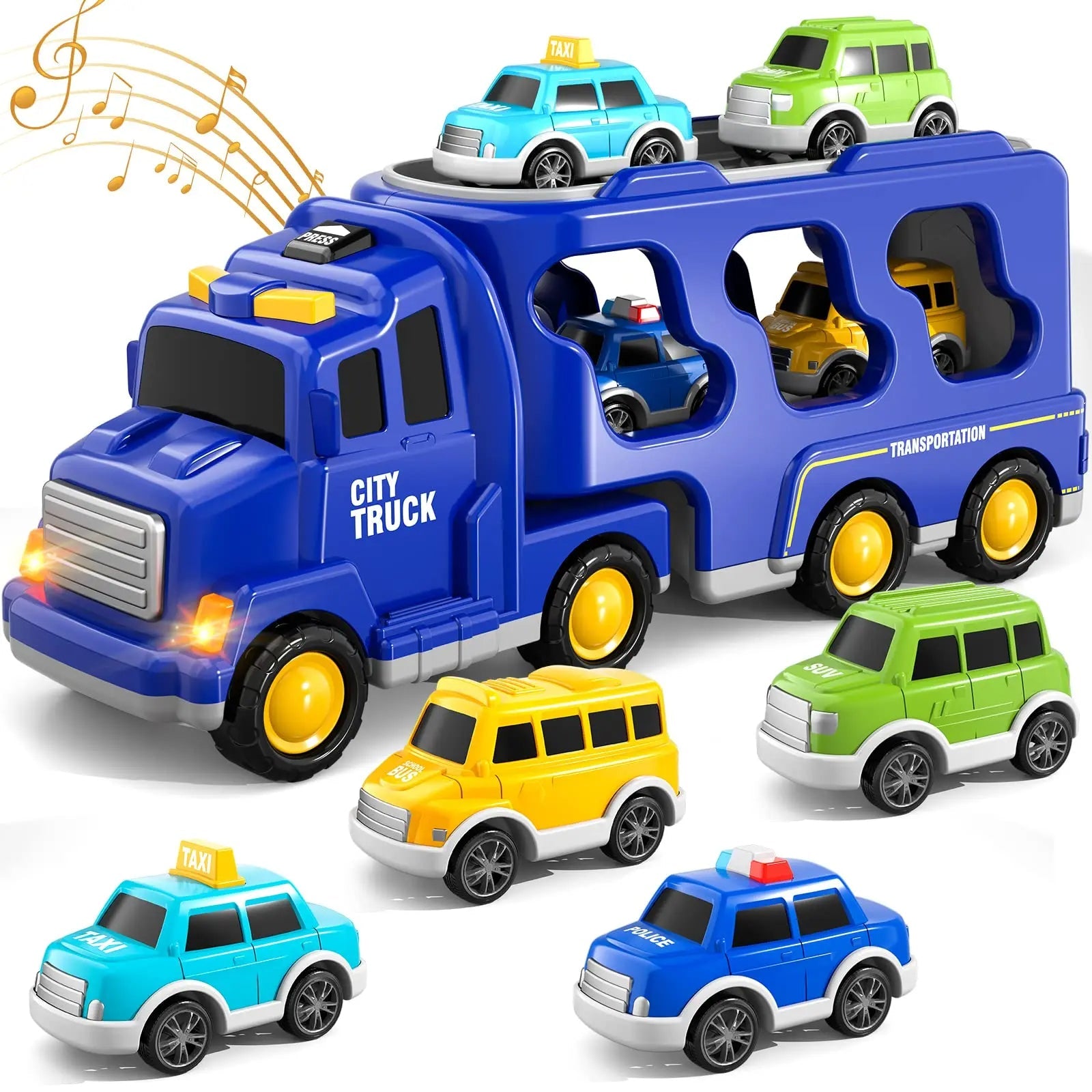 Diecast Lkw Spielzeug | Bildungsset - Bagger, Bulldozer und mehr