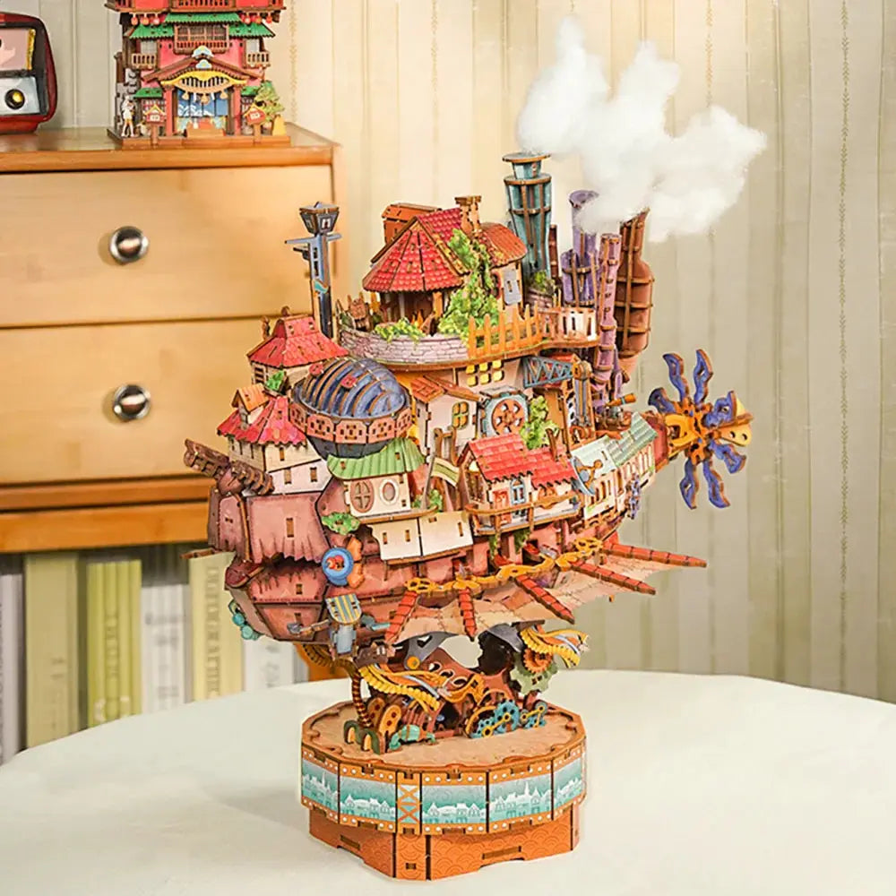 Roaming Fortress 3D Wooden Puzzle Ugeargeek
