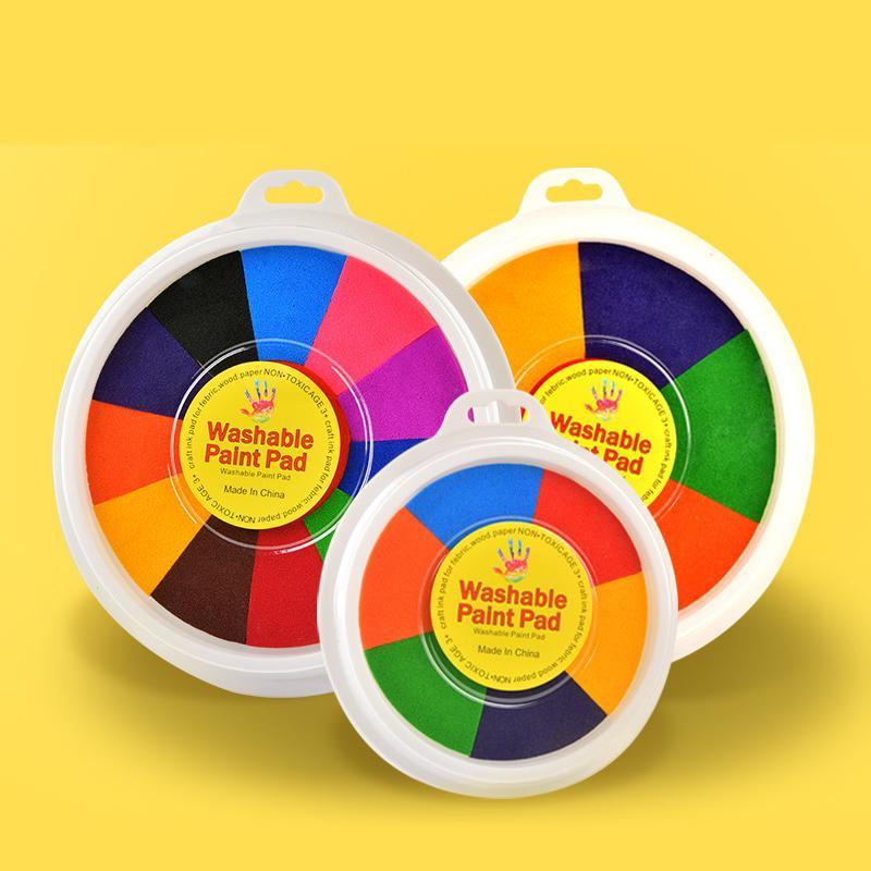 Fingerstempel-Malset | Fördert Kreativität und Spielspaß – Stempelkissen für Kinder
