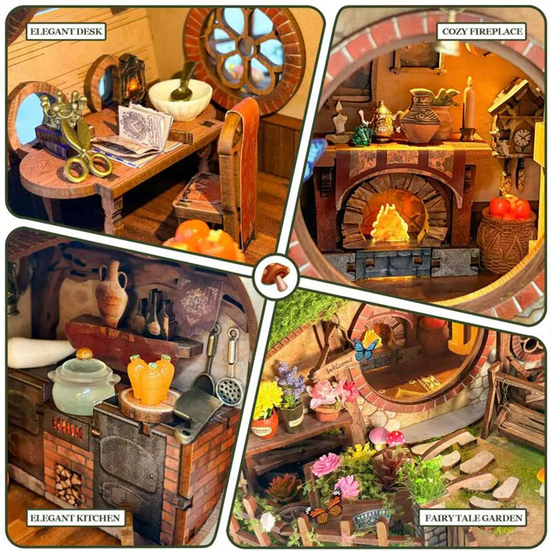 The Magic Ring House DIY Miniature House Kit Fifijoy
