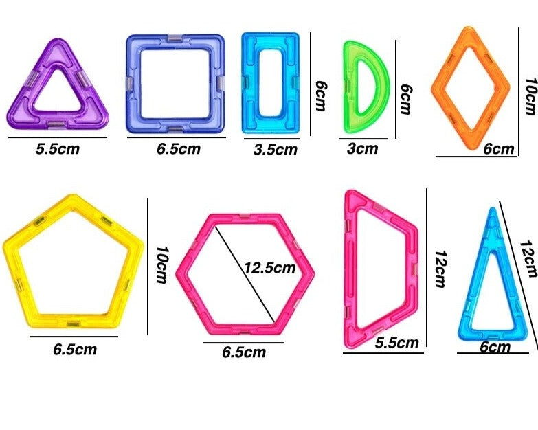 Magnetische Bausteine für Kinder | Magnetix Architekten-Set