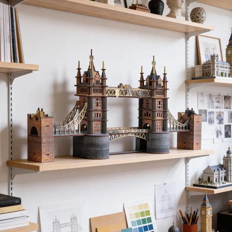 Ugeargeek London Tower Bridge 3D Wooden Puzzle Ugeargeek