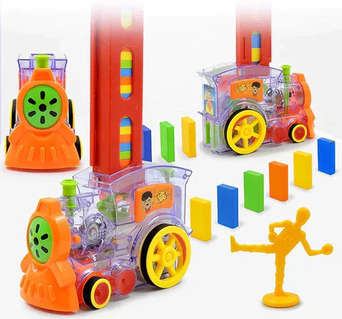 Super Domino-Zug | Fördert Bauvergnügen und Kreativität - Schnelle Domino-Aufstellung
