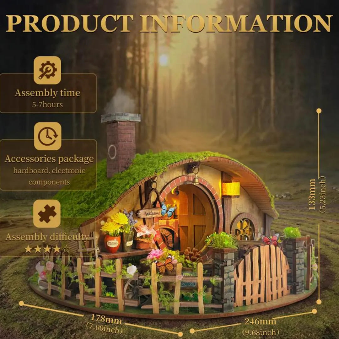 The Magic Ring House DIY Miniature House Kit Fifijoy
