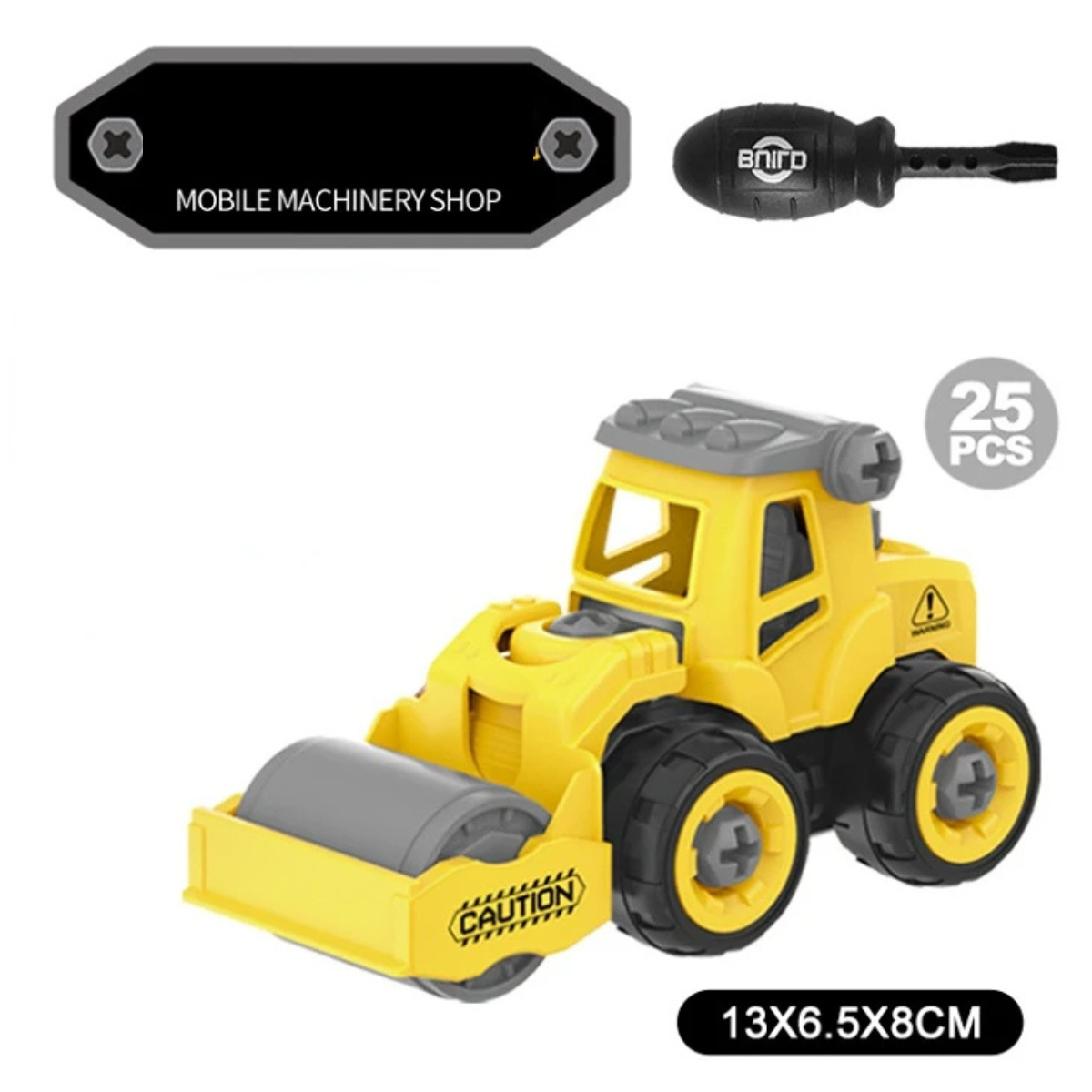 BuildMaster | Fördere die Kreativität deines Kindes - Bau-Spielset mit Bagger, Traktor und mehr
