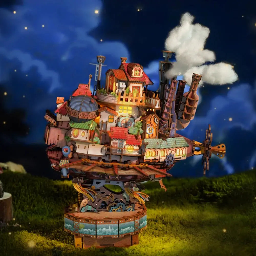 Roaming Fortress 3D Wooden Puzzle Ugeargeek