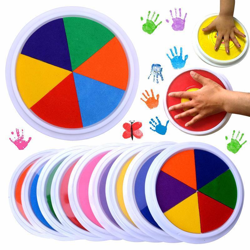 Fingerstempel-Malset | Fördert Kreativität und Spielspaß – Stempelkissen für Kinder