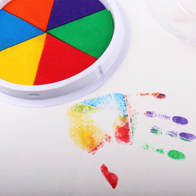 Fingerstempel-Malset | Fördert Kreativität und Spielspaß – Stempelkissen für Kinder