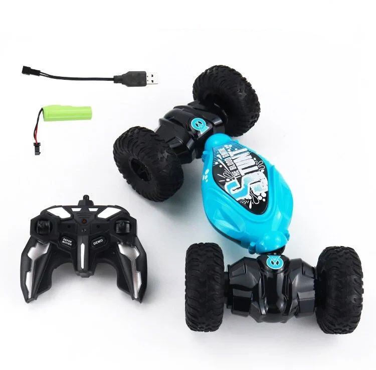 StuntBlaze | Erlebe unbegrenzte Stuntaktionen – RC-transformierbares Stuntauto mit 360°-Flips und Allradantrieb (4WD)