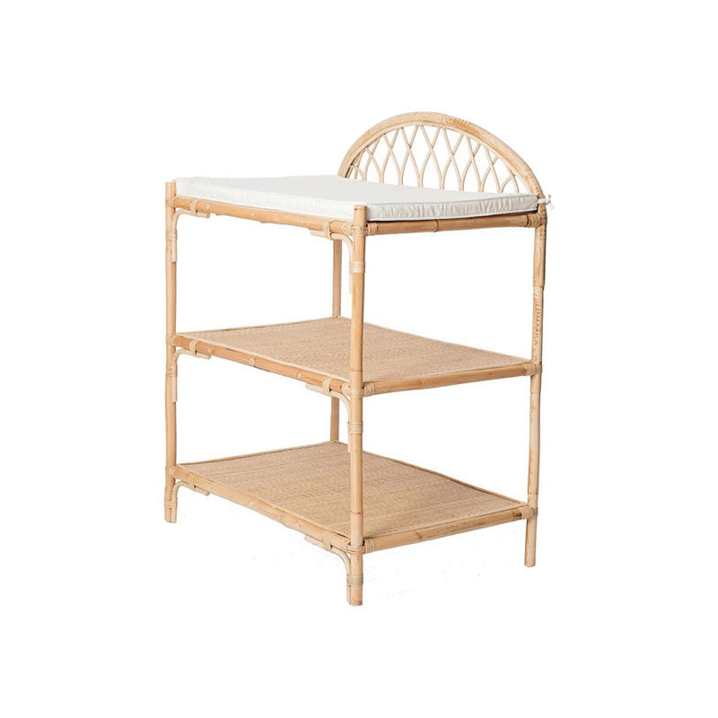 Kinderregal Rattan mit 3 Ebenen