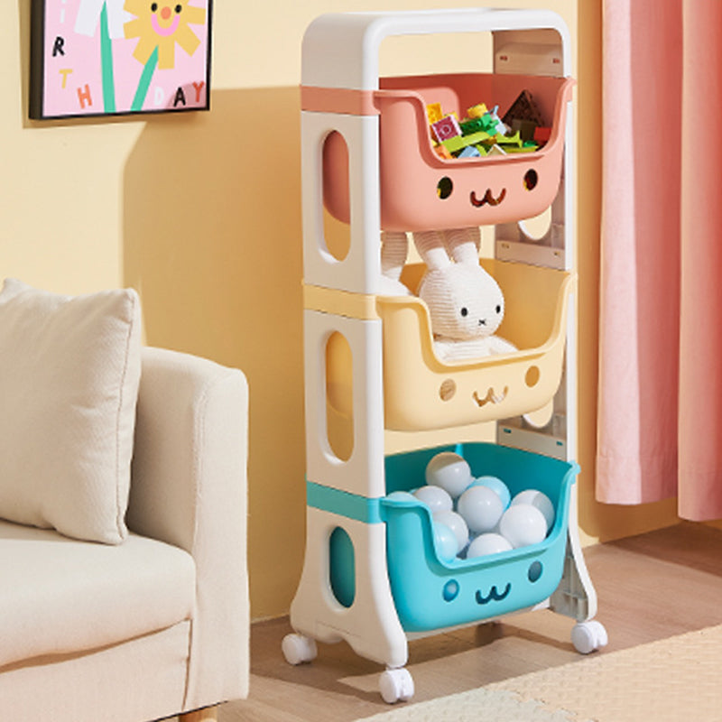 Kinderregal Katze mit Rollen