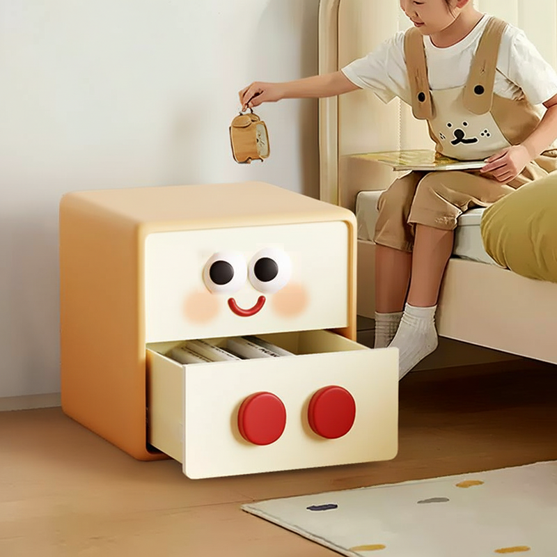 Kindernachttisch Toast mit 2 Schubladen
