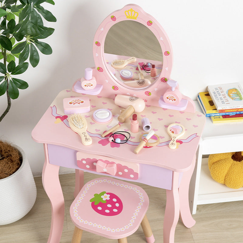 Kinder Schminktisch mit Hocker