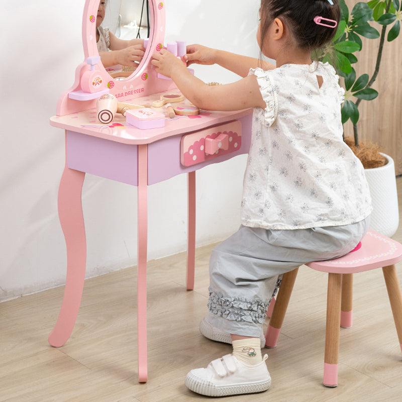 Kinder Schminktisch mit Hocker