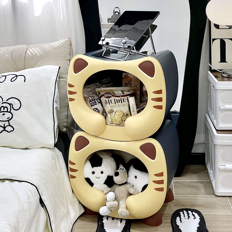 Kindernachttisch Katze stapelbar