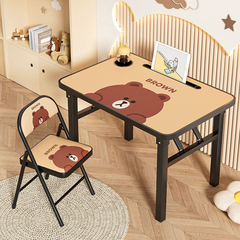 Klappbarer Kinderschreibtisch mit Becherhalter