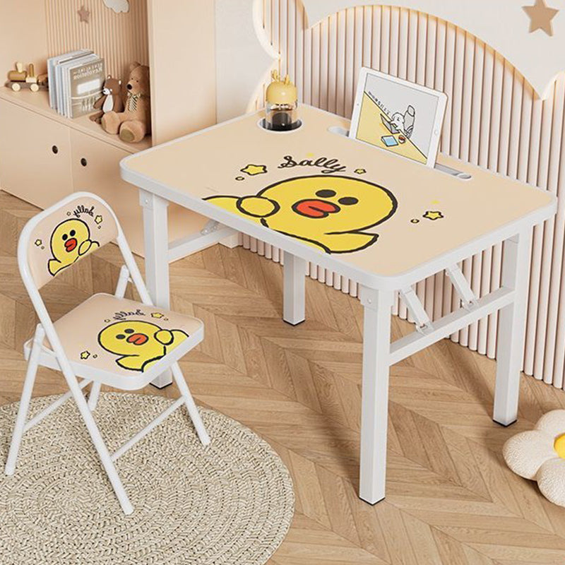 Klappbarer Kinderschreibtisch mit Becherhalter
