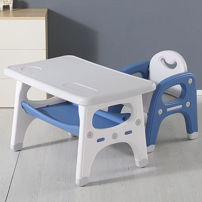 Kindertisch mit Stuhl und Ablagefach
