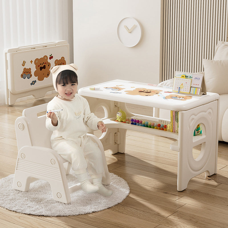 Klappbarer Kindertisch mit 2 Ebenen