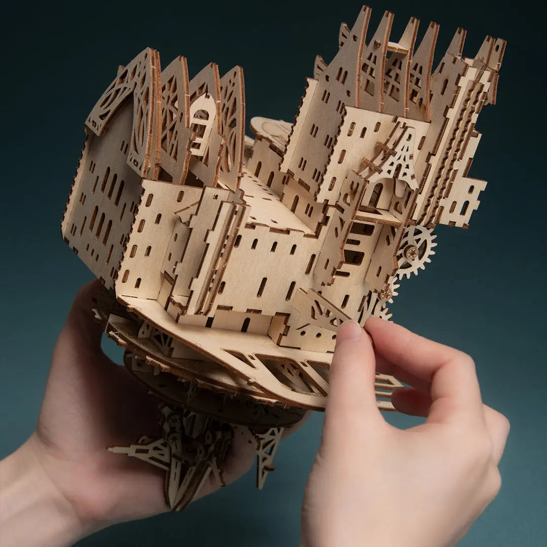 Castle In the Sky 3D Wooden Puzzle MISS IRON