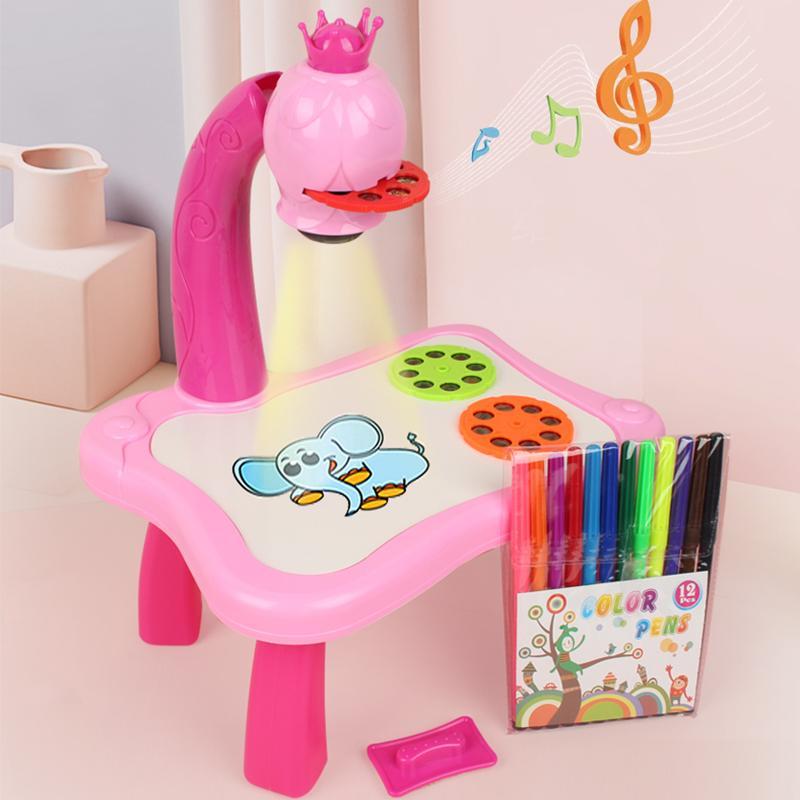 SparkleSketch | LED-Zeichnungsprojektor mit Musik für Kinder - Pädagogisches Spielzeug ab 3 Jahren