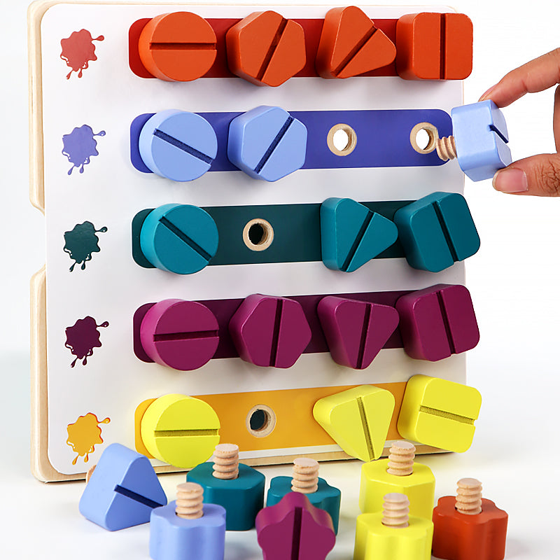 Holz-Labyrinth für Kinder | Motorik-Spielzeug BrainBox