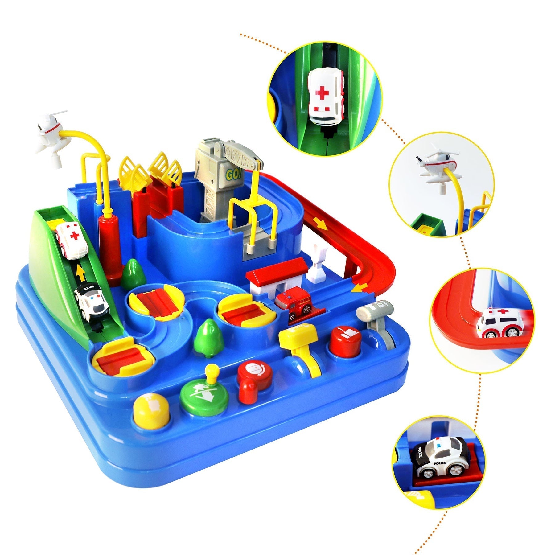 Abenteuer-Rennstrecke | Mechanische Bildungsrennbahn | SpielTopia