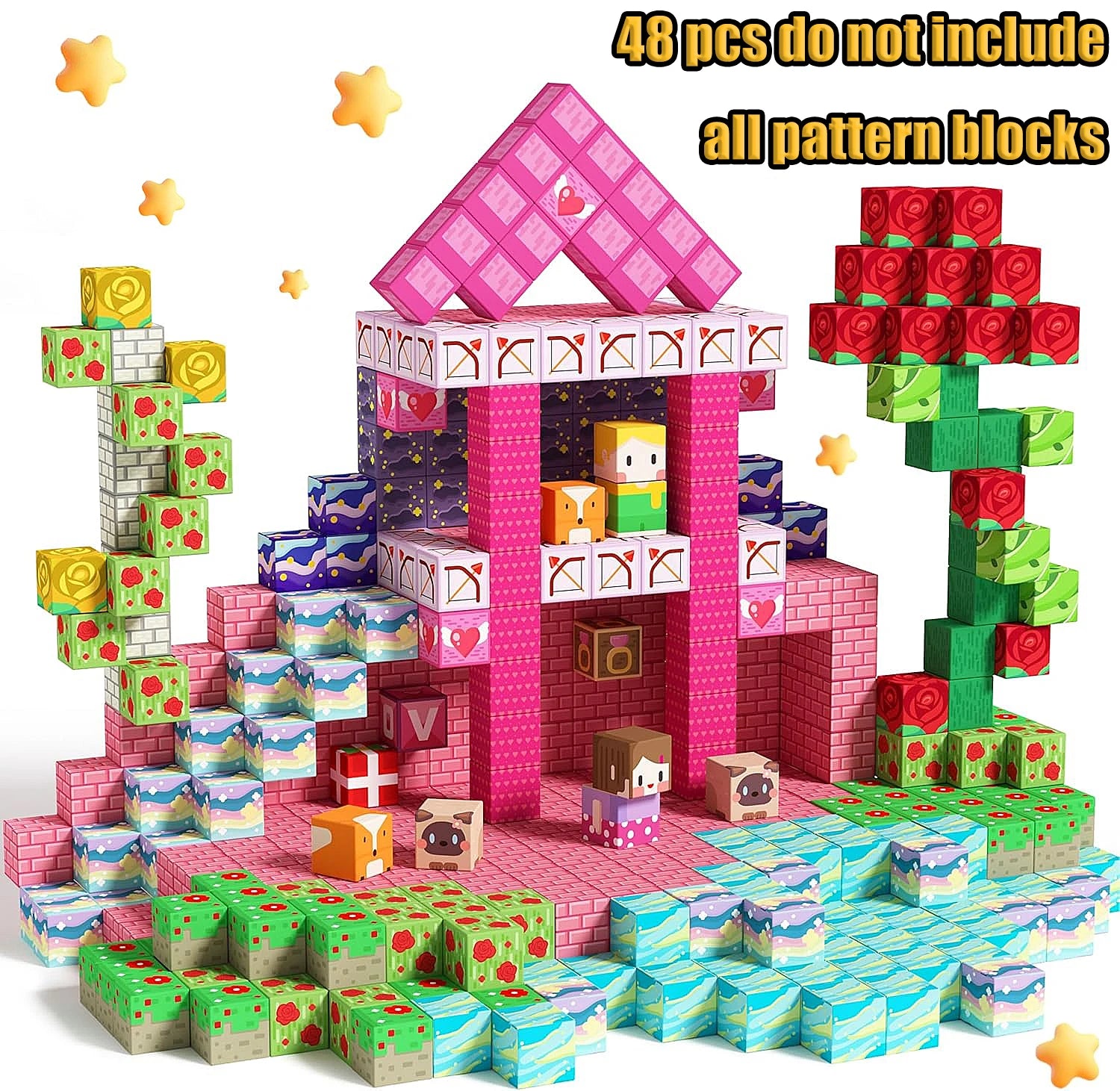 Magnetische Bausteine Set Geschenk