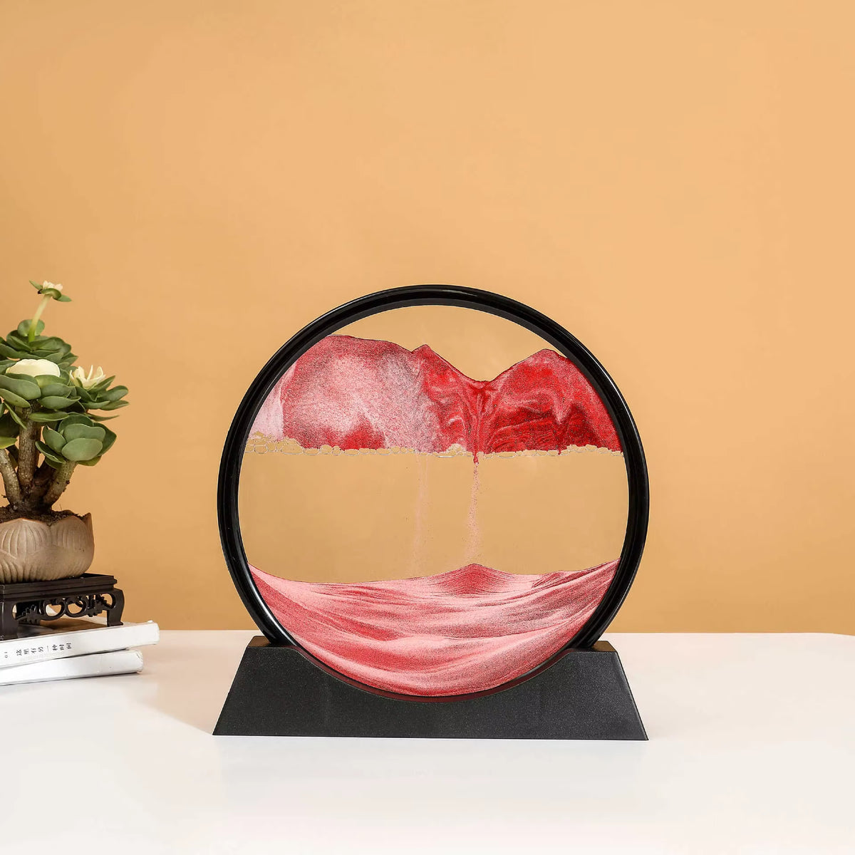 Fließender Sand im 3D-Sandbild