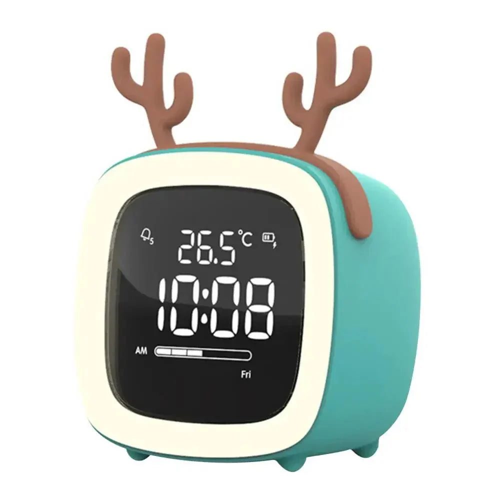 BunnyLight Kinderwecker mit Nachtlicht | Hasendesign, LED | SpielTopia