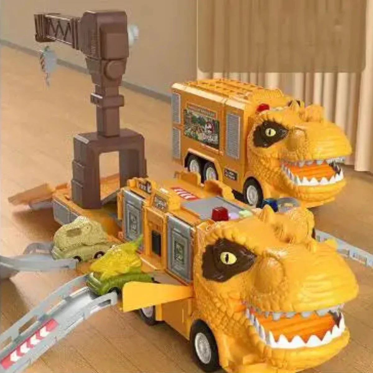 DinoRacer Dinosaurier Truck 2-in-1 für Kinder | Für kleine Dino-Fans
