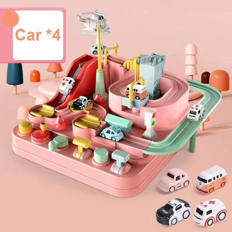 GalaxyTrack Weltraum-Spielset mit Bahn & Garage für Kinder | Weckt die Fantasie