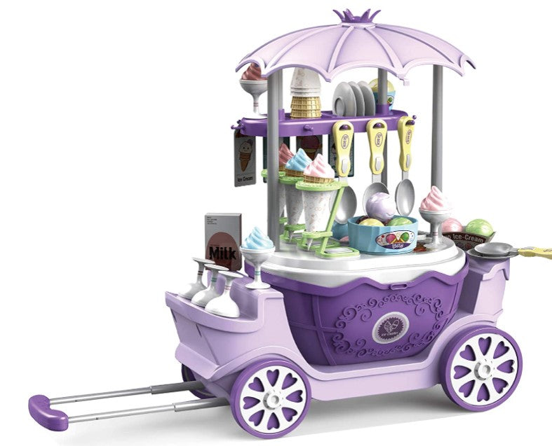 Eisdielen-Spielset für Kinder | Rollenspiel Eisladen