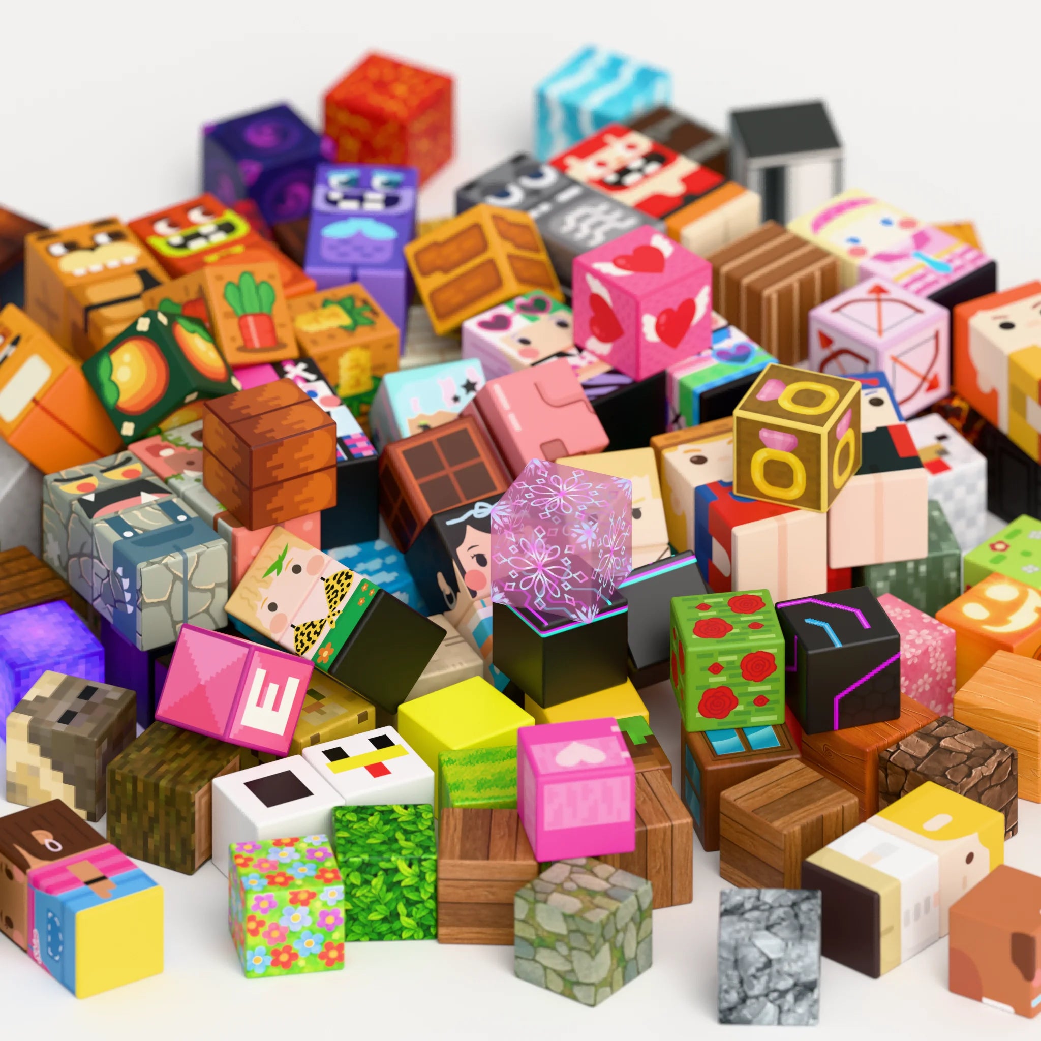 Magnetische Bausteine Kreativ-Set für Kinder