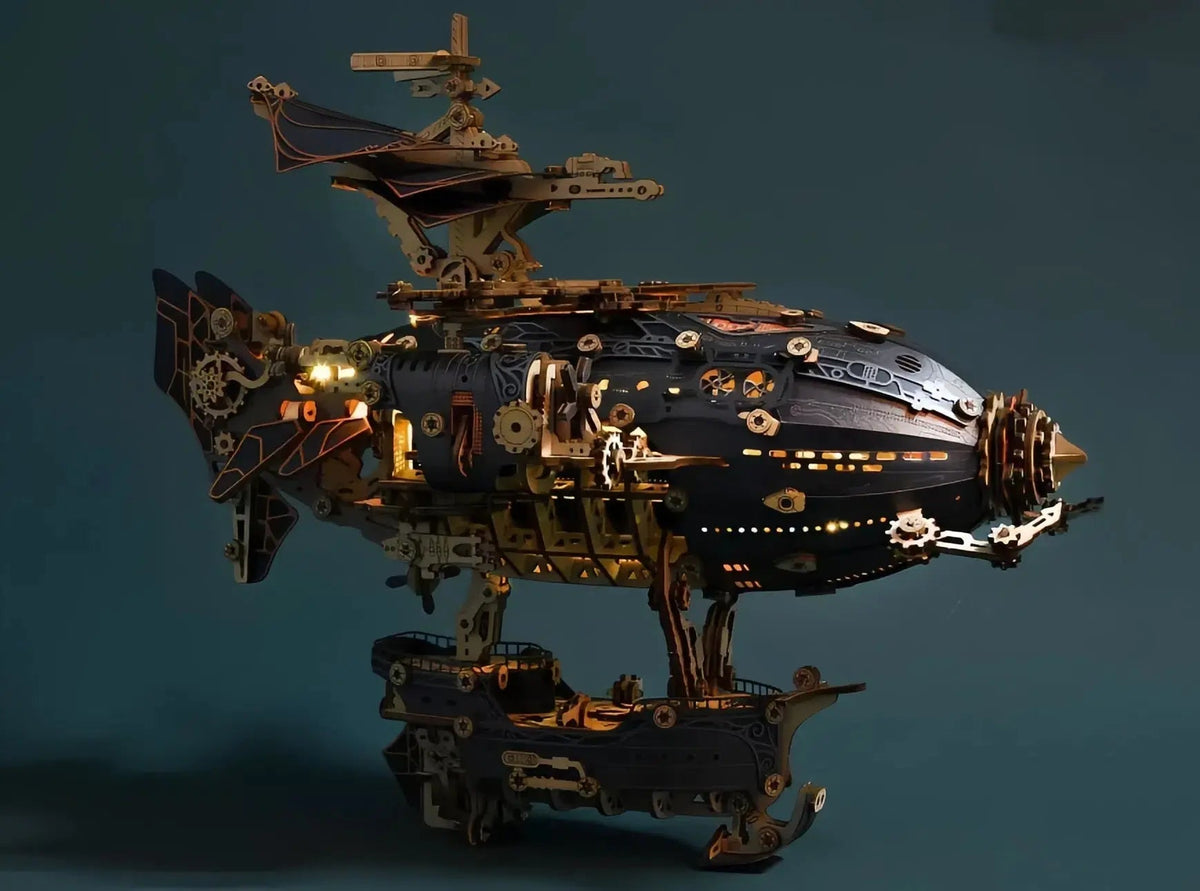 Steampunk Airships 3D Wooden Puzzle - MISSIRON