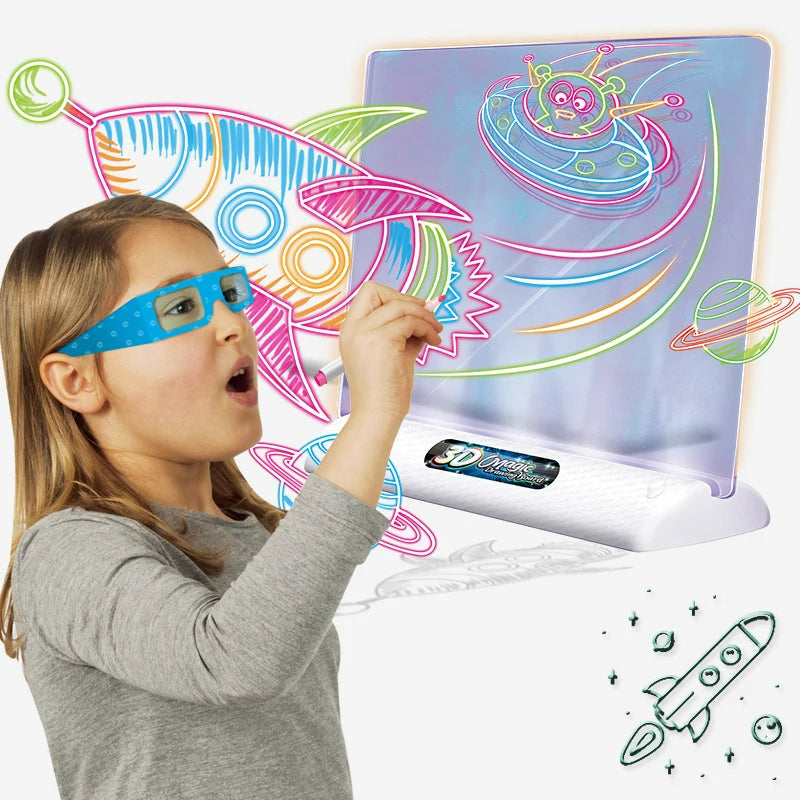 GlowArt | Kreative Magie in 3D - Magisches LED-Zeichenbrett